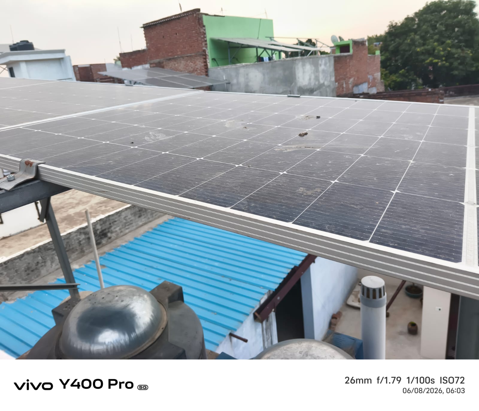 Wide rooftop result after cleaning near Aminabad Lucknow
